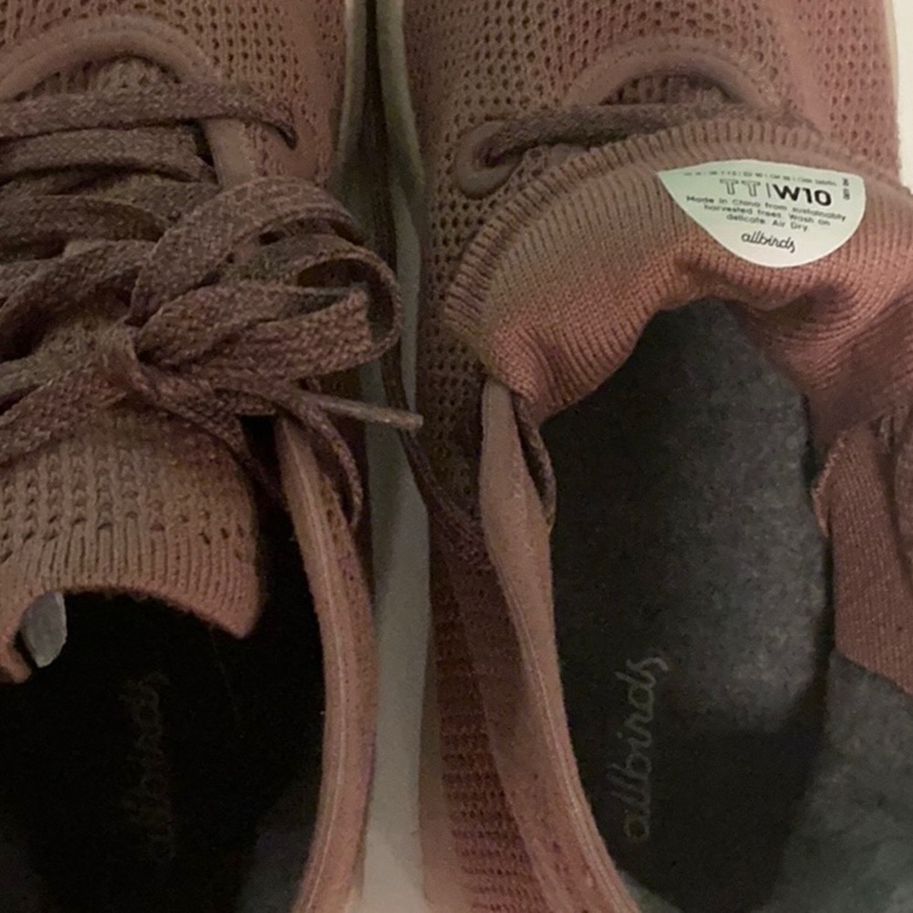 Allbirds Mauve Knit Sneakers